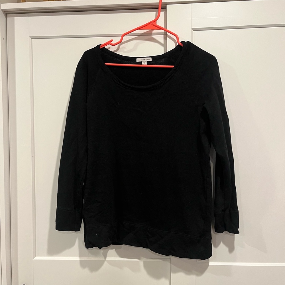 James Pearce - Black Long Sleeve Top